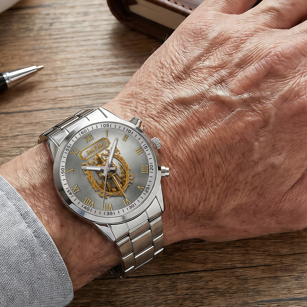 Knight Of God | Personalized Men's Wrist Watch