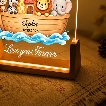 Now I Lay Me Down To Sleep, Gift For Grandkids | Personalized Night Light