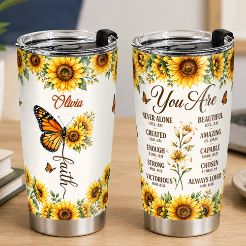 You Are Beautiful, Gift For Mom | Personalized Stainless Steel Tumbler