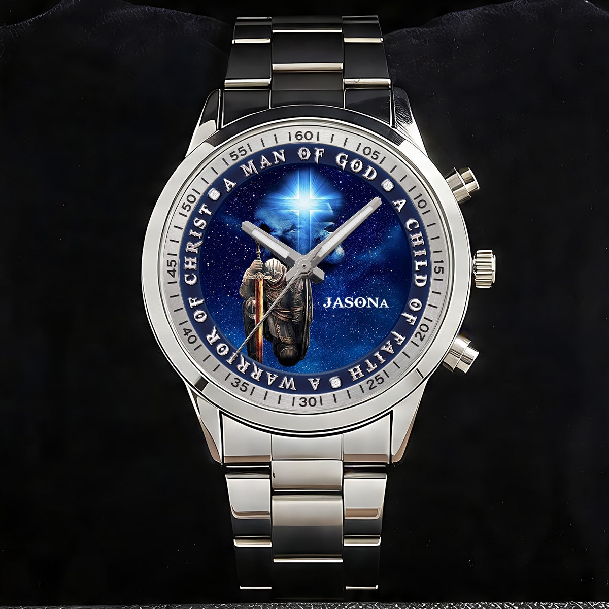 A Man Of God | Personalized Men's Wrist Watch