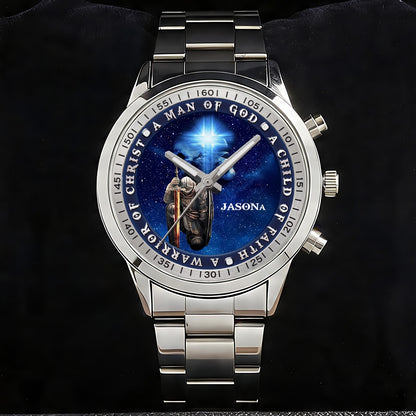 A Man Of God | Personalized Men's Wrist Watch
