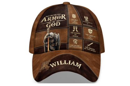 Put On The Full Armor Of God | Personalized Classic Cap