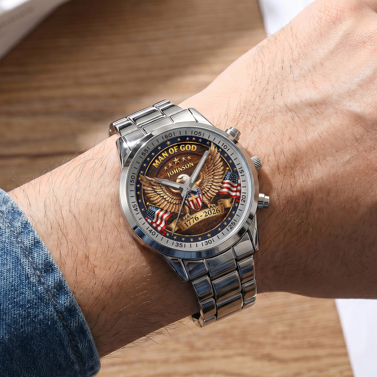 Man Of God | Personalized Men's Wrist Watch