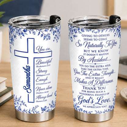 To Our Pastor's Wife, Gift For Pastor's Wife | Personalized Stainless Steel Tumbler