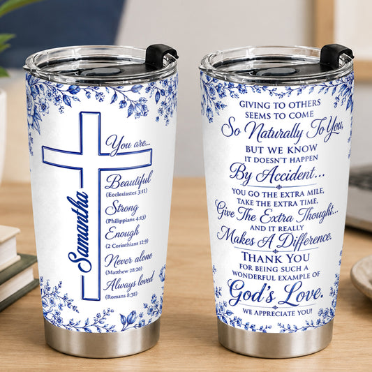 To Our Pastor's Wife, Gift For Pastor's Wife | Personalized Stainless Steel Tumbler
