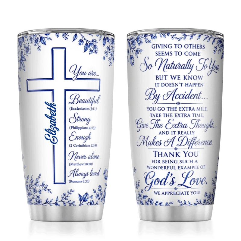 To Our Pastor's Wife, Gift For Pastor's Wife | Personalized Stainless Steel Tumbler