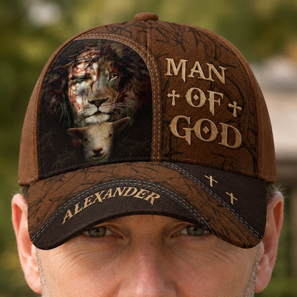 Man Of God, Christian Gift | Personalized Classic Cap