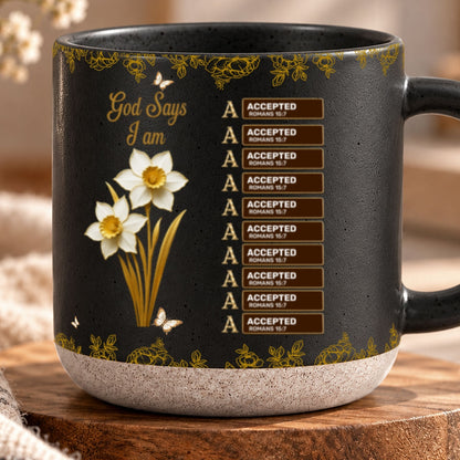 God Says You Are, Gift For Women | Personalized Pottery Mug