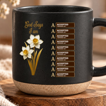 God Says You Are, Gift For Women | Personalized Pottery Mug