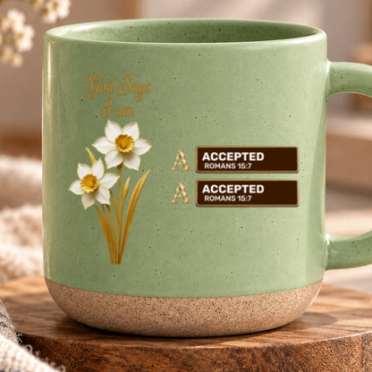 God Says You Are, Gift For Women | Personalized Pottery Mug