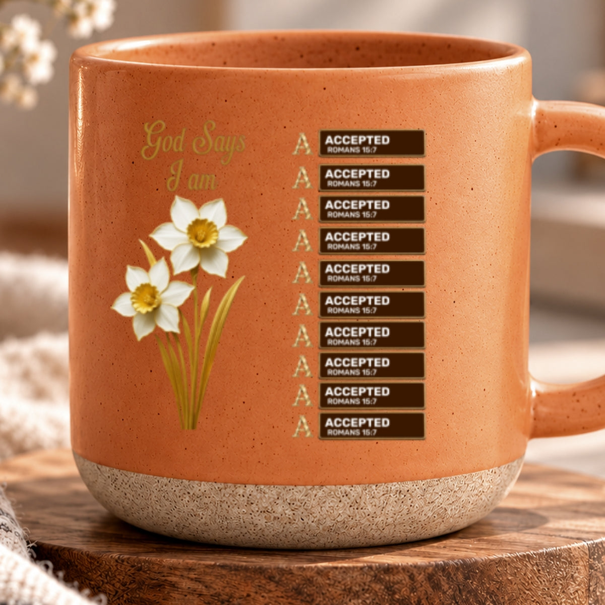 God Says You Are, Gift For Women | Personalized Pottery Mug