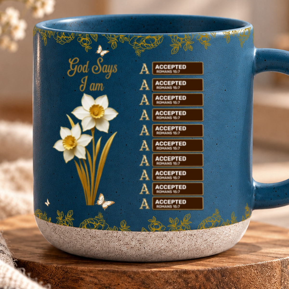 God Says You Are, Gift For Women | Personalized Pottery Mug