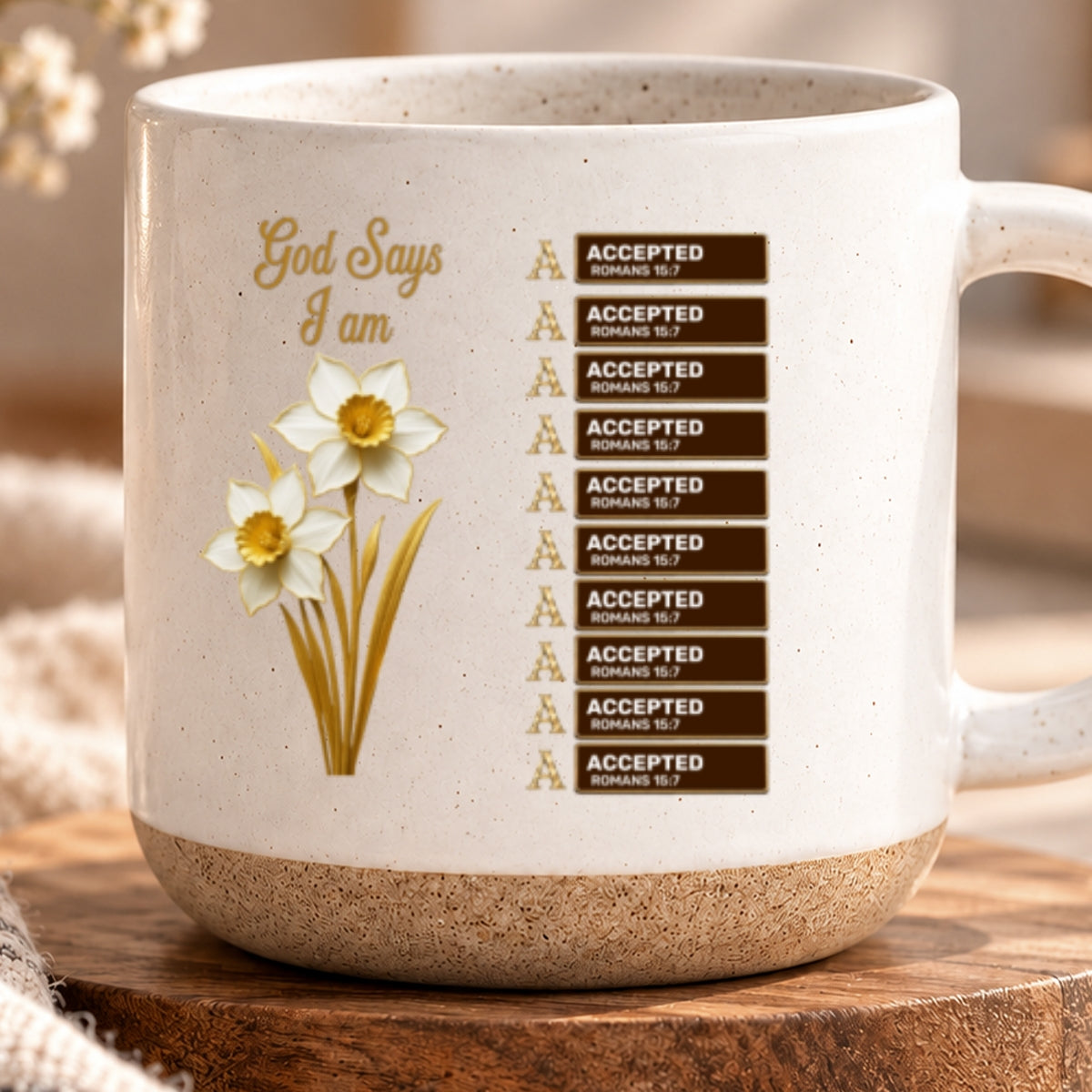 God Says You Are, Gift For Women | Personalized Pottery Mug