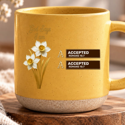 God Says You Are, Gift For Women | Personalized Pottery Mug