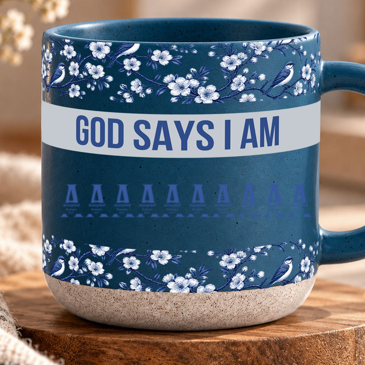 God Says I Am, Personalized Gift For Loved One | Personalized Pottery Mug