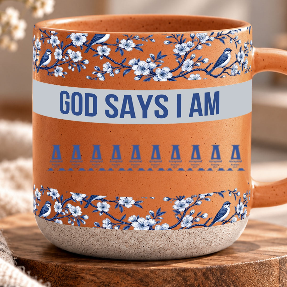 God Says I Am, Personalized Gift For Loved One | Personalized Pottery Mug