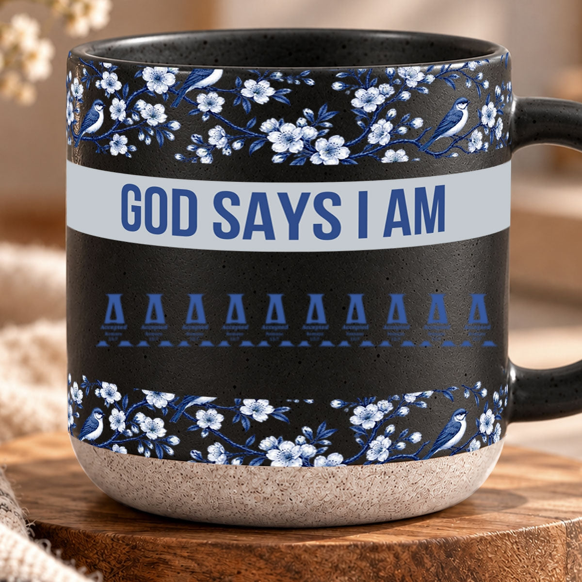 God Says I Am, Personalized Gift For Loved One | Personalized Pottery Mug