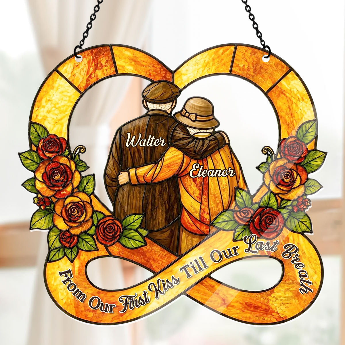 Forever Love Infinity, Love of Eternity | Personalized Acrylic Suncatcher