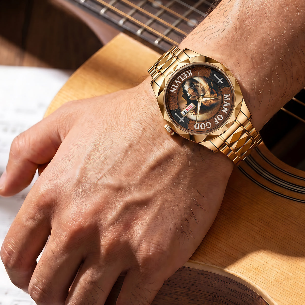 Man Of God | Personalized Men's Wrist Watch