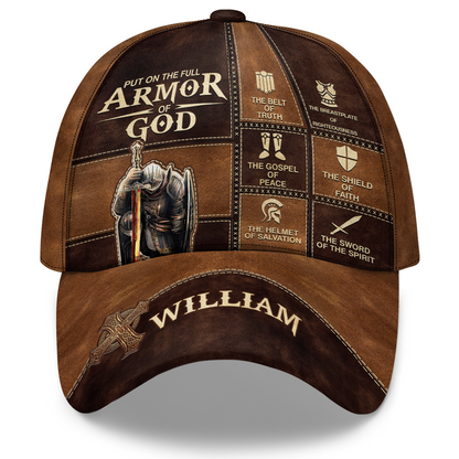 Put On The Full Armor Of God | Personalized Classic Cap