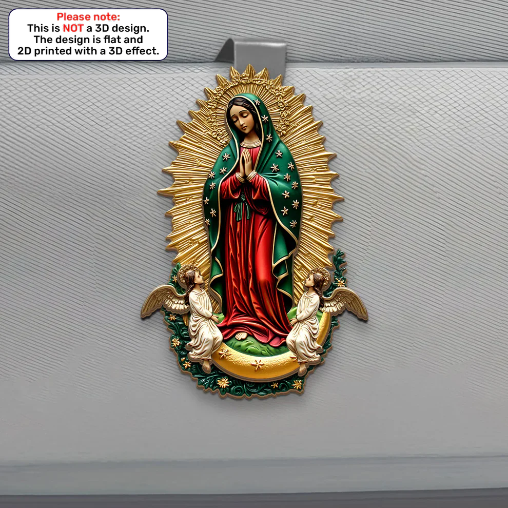 Our Lady Of Guadalupe, Holy Protection | Car Visor Clip