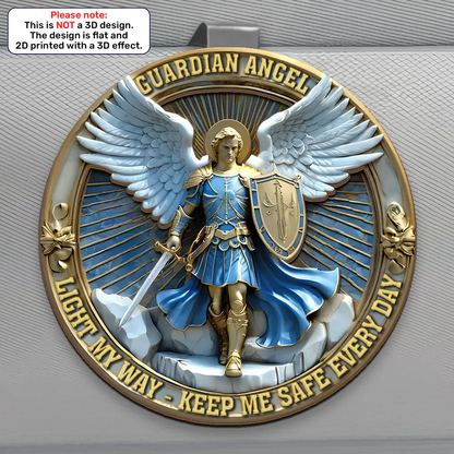 Light My Way Guardian Angel, Guardian Angel Gift | Car Visor Clip