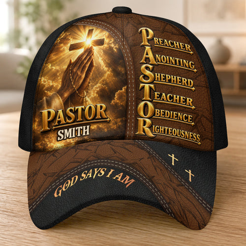 The Shepherd, Gift For Pastor | Personalized Classic Cap
