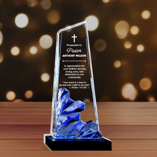 Pastor Appreciation, Gift For Pastor | Personalized Custom Shaped Squared Acrylic Plaque