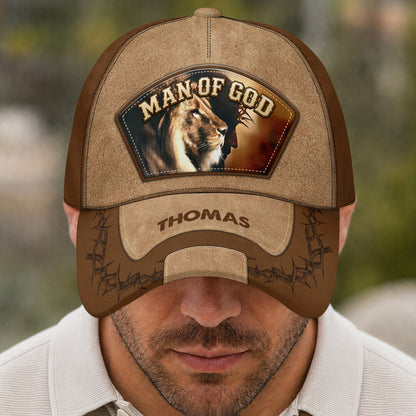 Man Of God, Gift For Men | Personalized Classic Cap