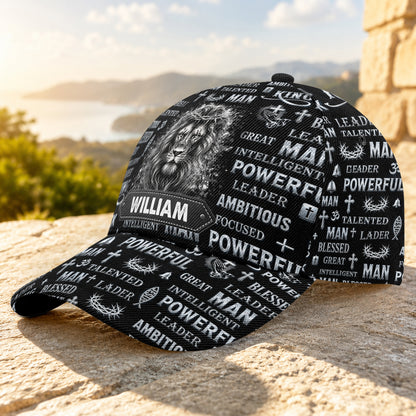 God Says I Am Black Man, Gift For Men | Personalized Classic Cap