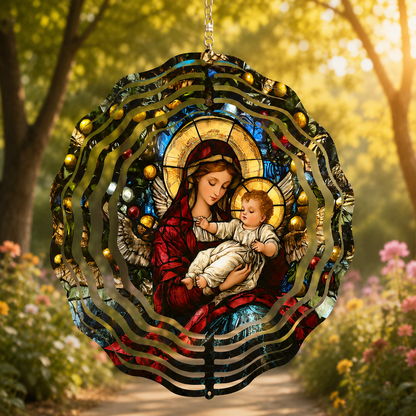 Light Of Eternal Grace, Catholic Gift | Wind Spinner