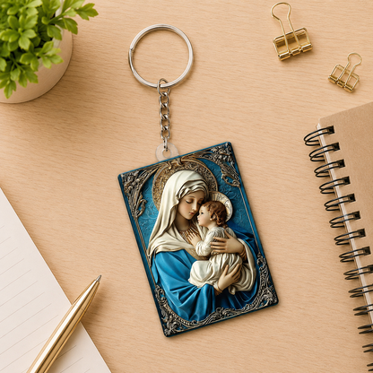 Mary And Jesus, Gift of Grace | Acrylic Keychain