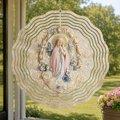 Holy Grace Virgin Mary, Marian Gift | Wind Spinner