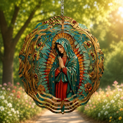 Our Lady Of Guadalupe, Marian Gift | Wind Spinner