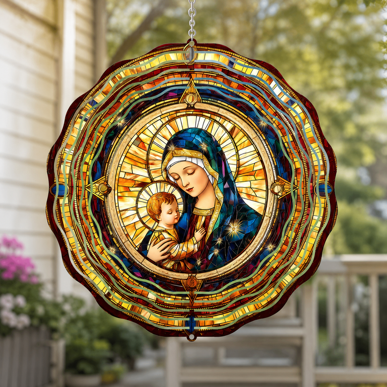 Light Of Grace, Catholic Gift | Wind Spinner