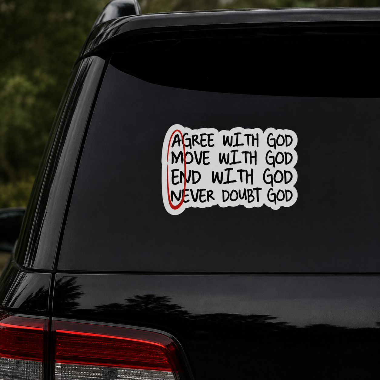 Amen, Christian Gift | Car Bumper Sticker