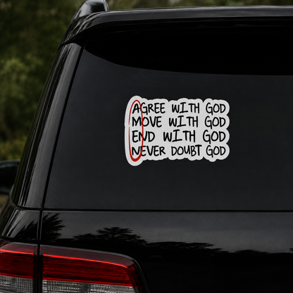 Amen, Christian Gift | Car Bumper Sticker