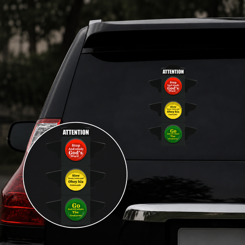 Follow God, Christian Gift | Car Bumper Sticker