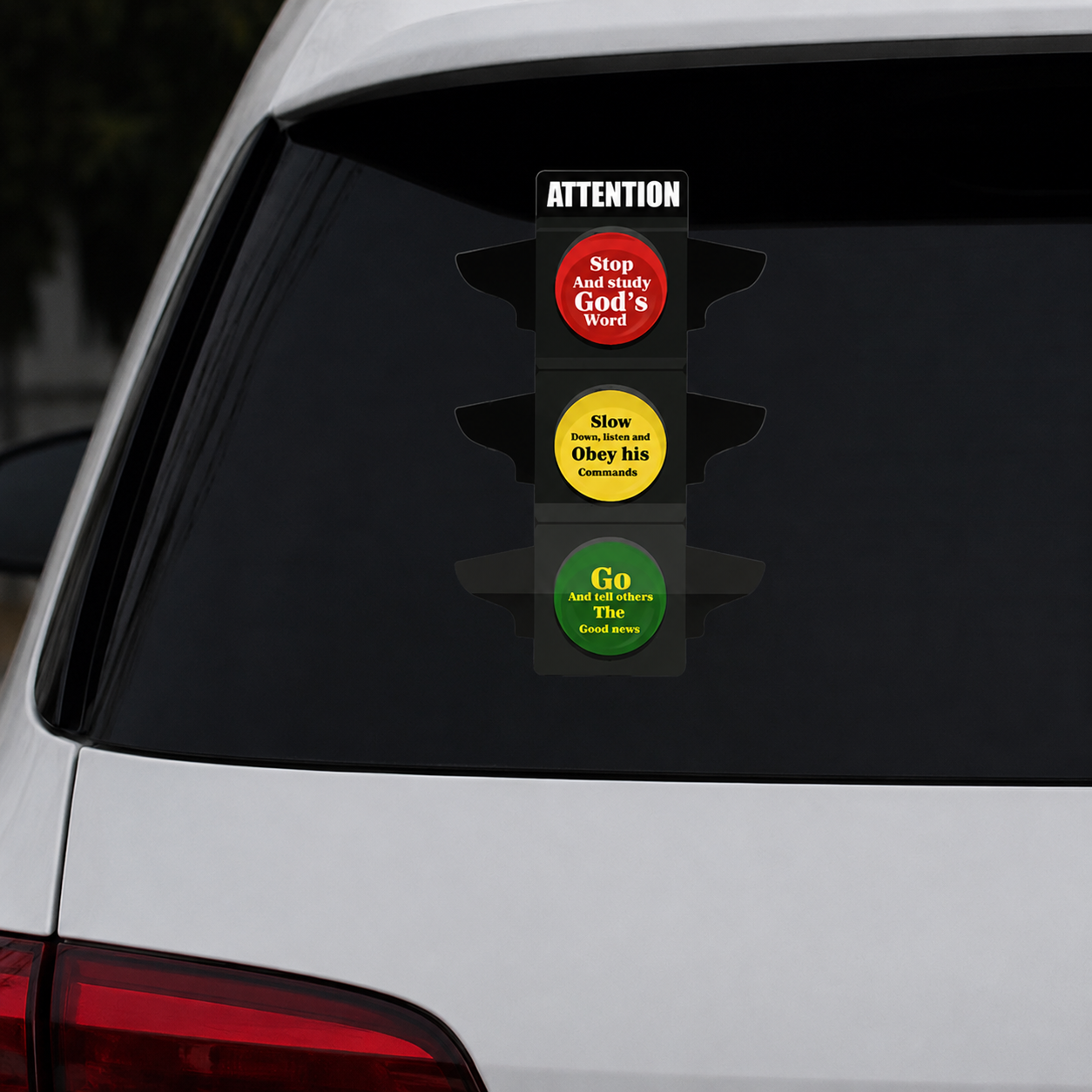 Follow God, Christian Gift | Car Bumper Sticker