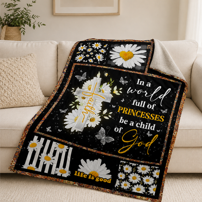 A Child Of God | Personalized Fleece Blanket