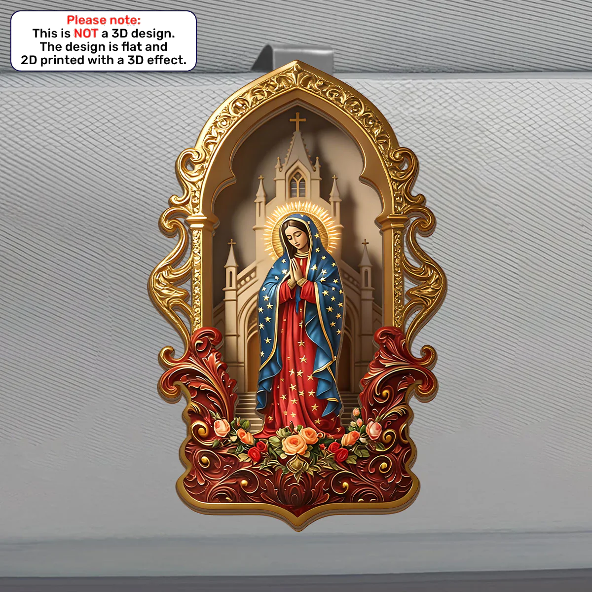 Our Lady Of Guadalupe, Marian Gift | Car Visor Clip