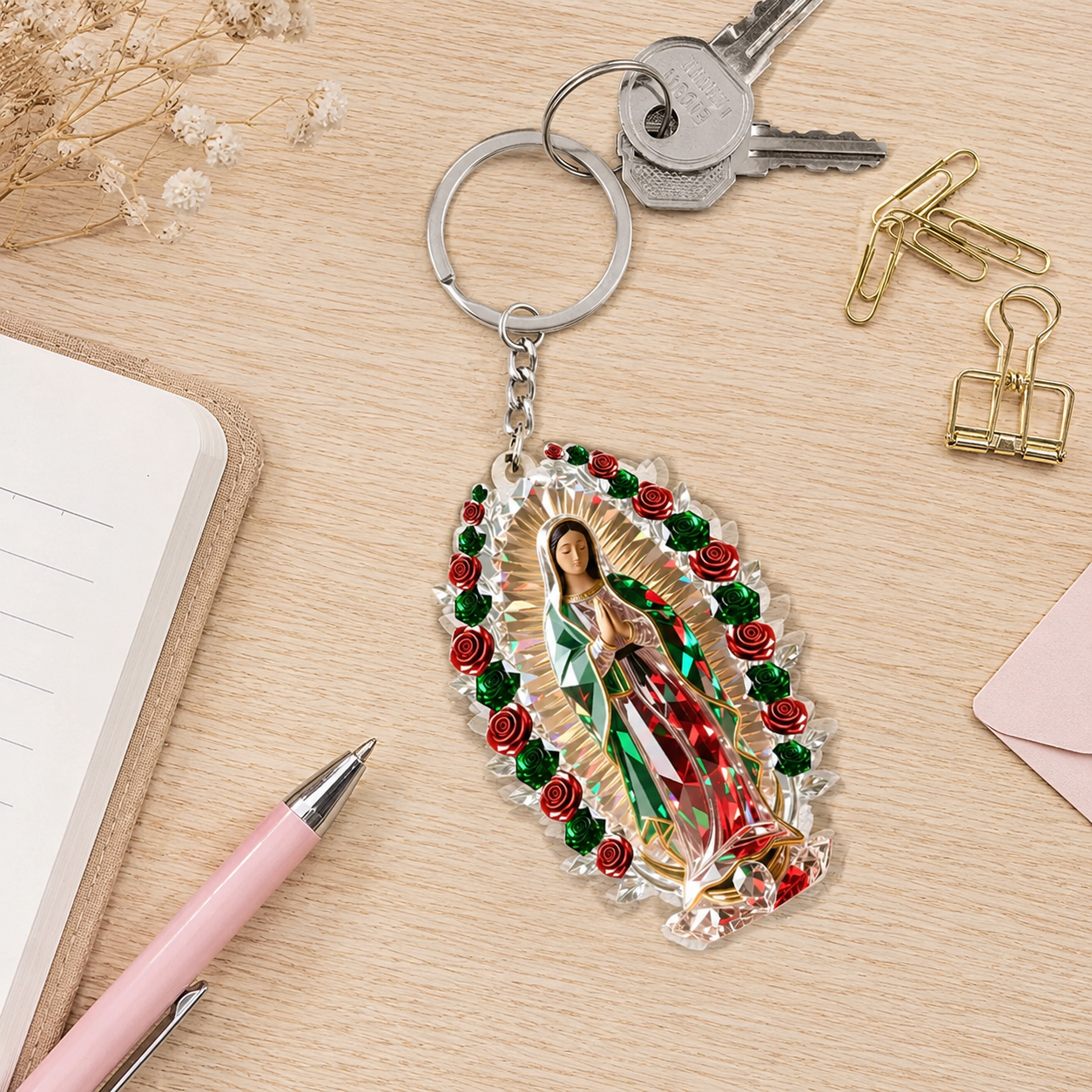 Our Lady Of Guadalupe, Gift of Blessing | Acrylic Keychain
