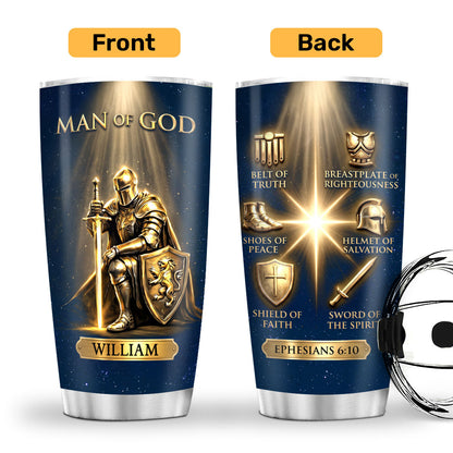 Man Of God | Personalized Stainless Steel Tumbler