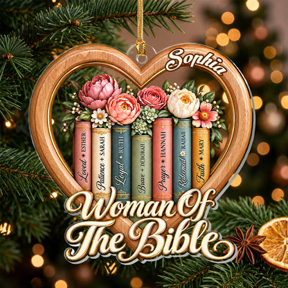 Woman Of The Bible, Gift For Women | Personalized 1-Layer Acrylic Ornament