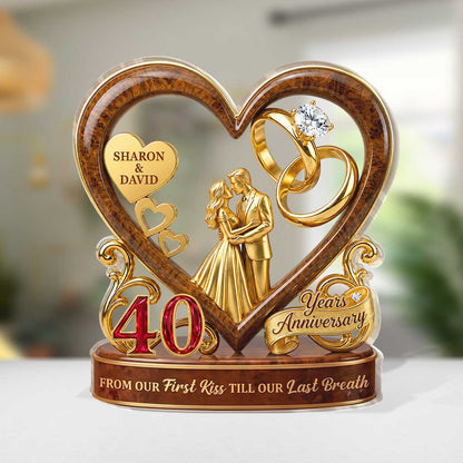 God Blessed The Broken Road That Led Me Straight To You, Christian Wedding Gift | Personalized Custom Shaped Acrylic Plaque
