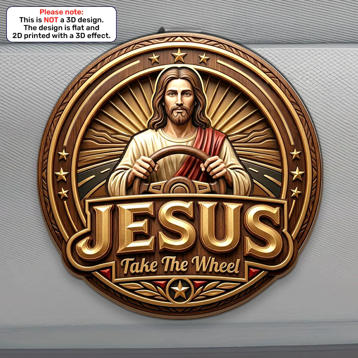 Jesus Take The Wheel, Christian Gift | Car Visor Clip