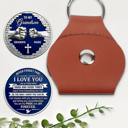 Be The Man I Know You Can Be, Gift For Grandson | Personalized Pocket Hug