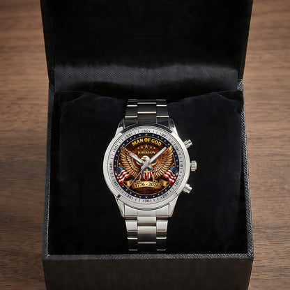 Man Of God | Personalized Men's Wrist Watch
