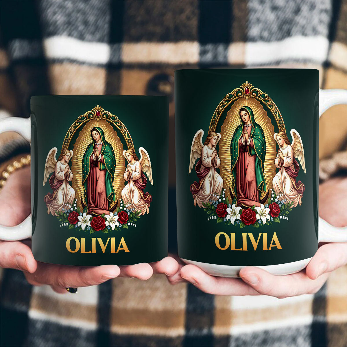 Our Lady Of Guadalupe, Catholic Gift For Her | Personalized Ceramic Coffee Mug