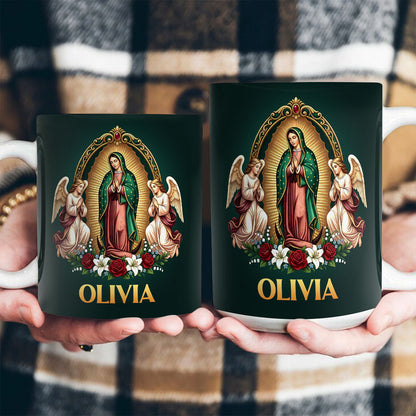 Our Lady Of Guadalupe, Catholic Gift For Her | Personalized Ceramic Coffee Mug